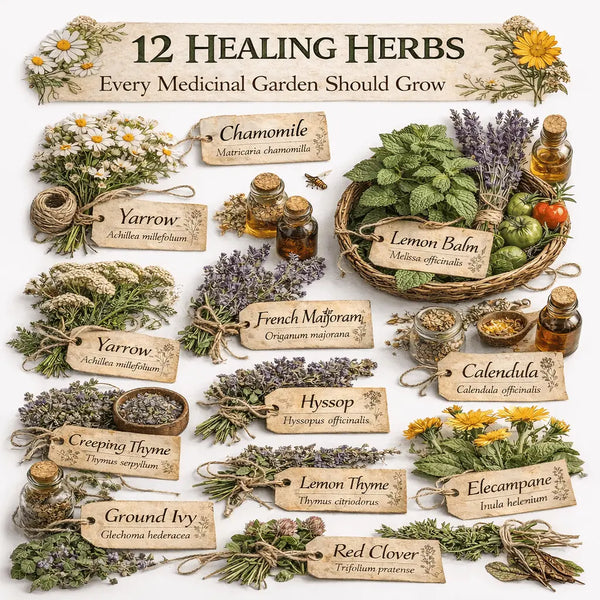 12 Healing Herbs Every Medicinal Garden Should Grow