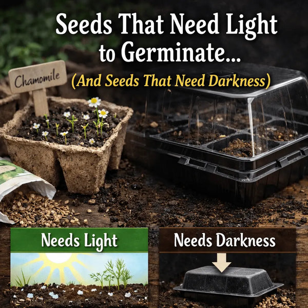 A guide to Seeds That Need Light to Germinate (and Seeds That Need Darkness)