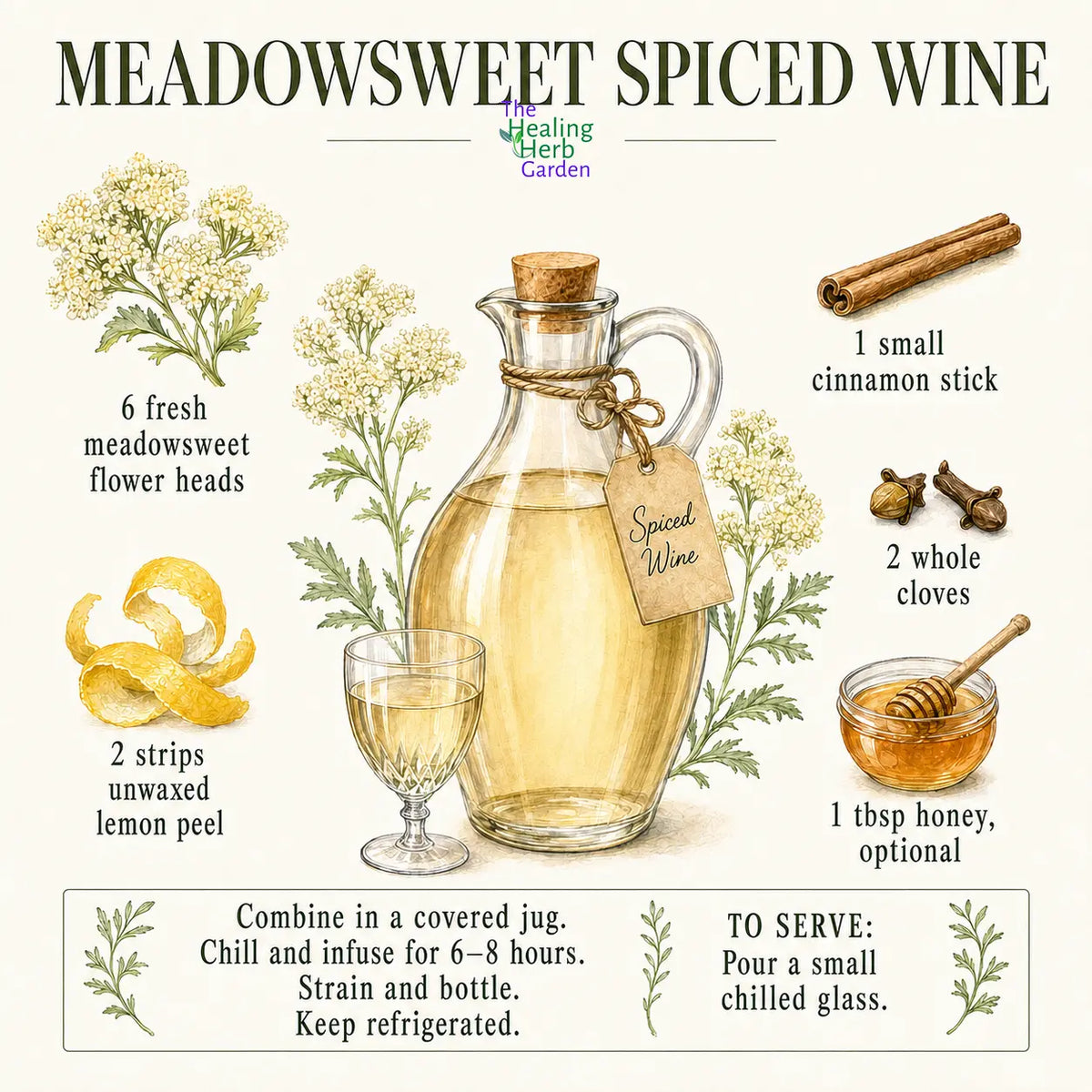 Meadowsweet Spiced Wine