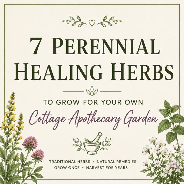 7 Perennial Healing Herbs to Grow for Your Own Cottage Apothecary Garden