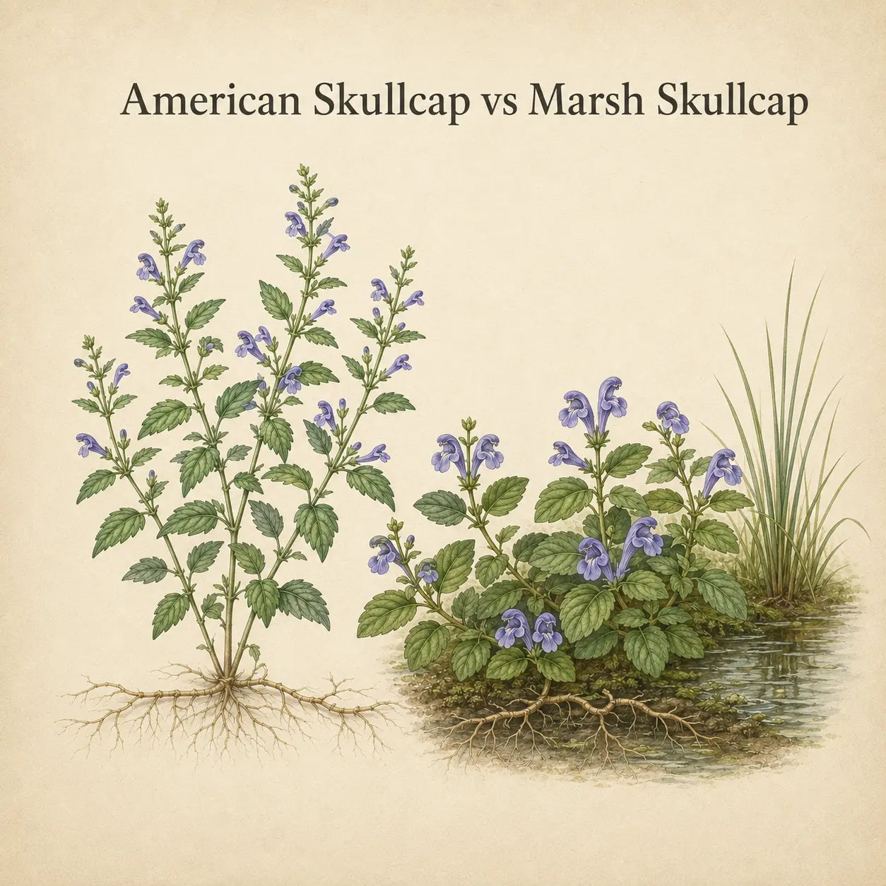 American Skullcap vs Marsh Skullcap: Which Should You Grow?