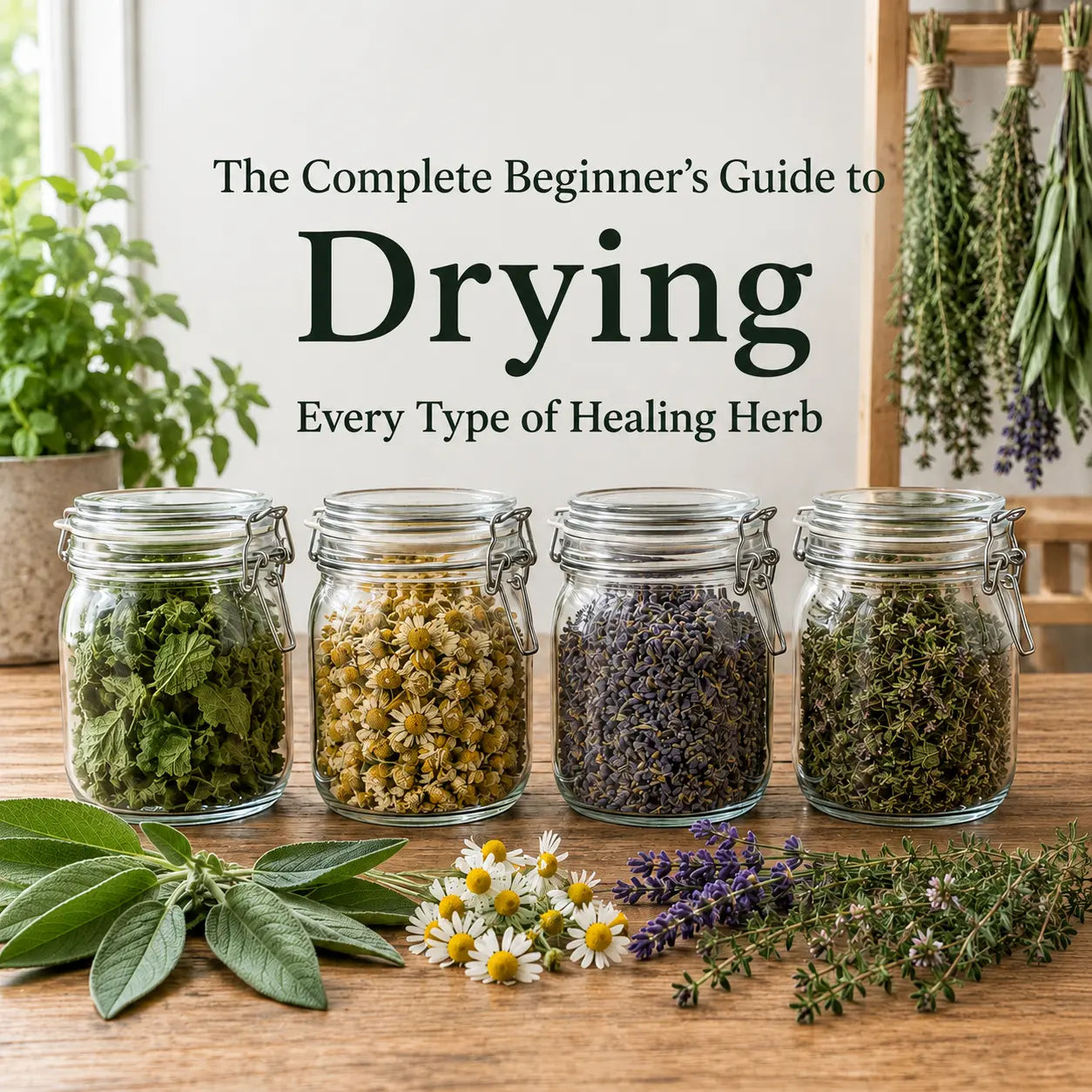 The Complete Beginner’s Guide to Drying Every Type of Healing Herb