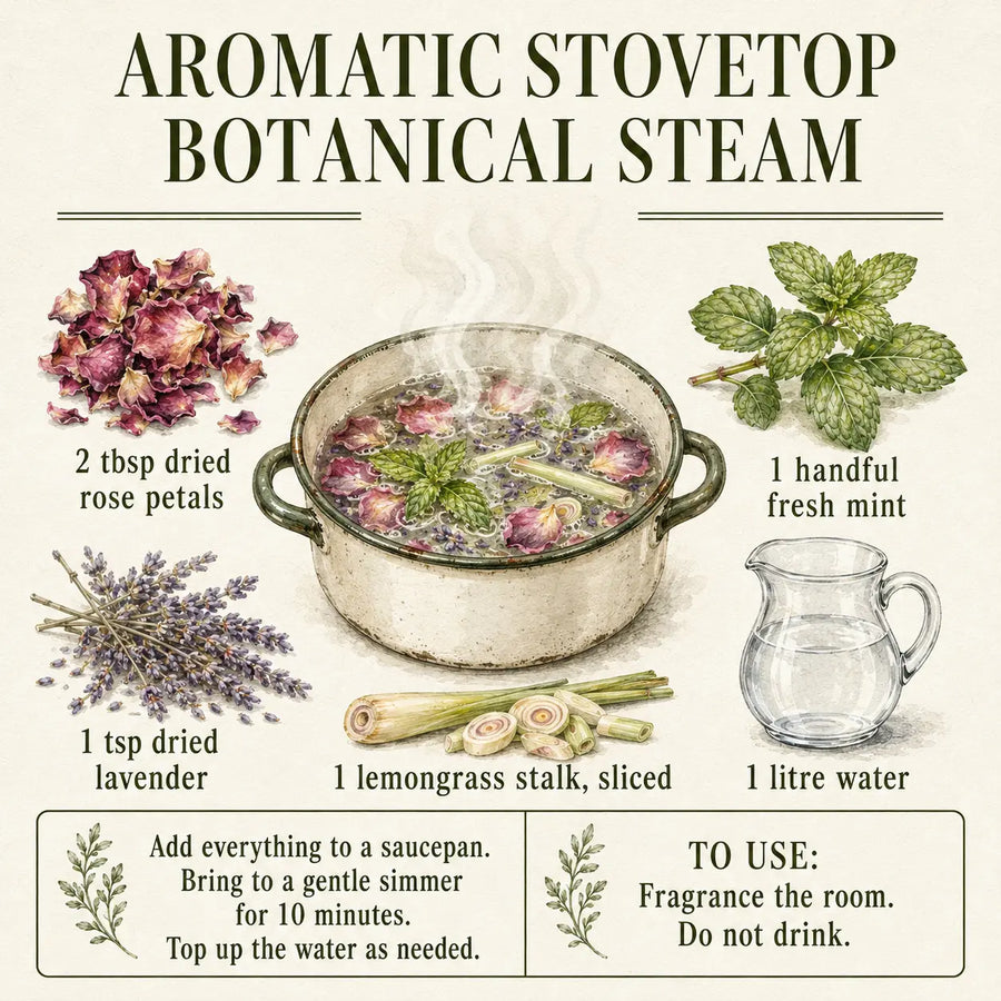 Aromatic Stovetop Botanical Steam