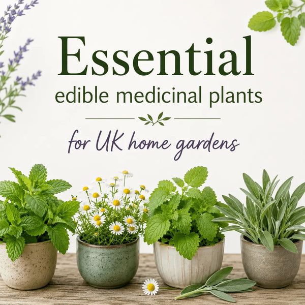 Essential edible medicinal plants for UK home gardens