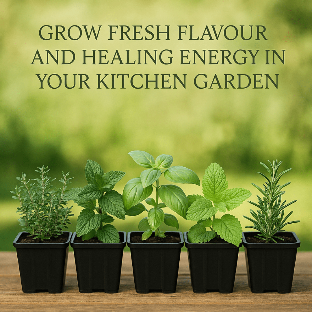 Grow Fresh Flavour and Healing Energy in Your Kitchen Garden - The Healing Herb Garden