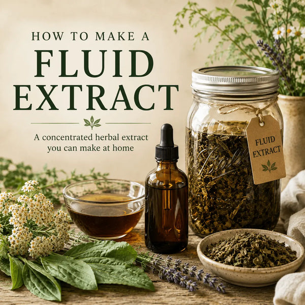 How to Make a Homemade Herbal Fluid Extract