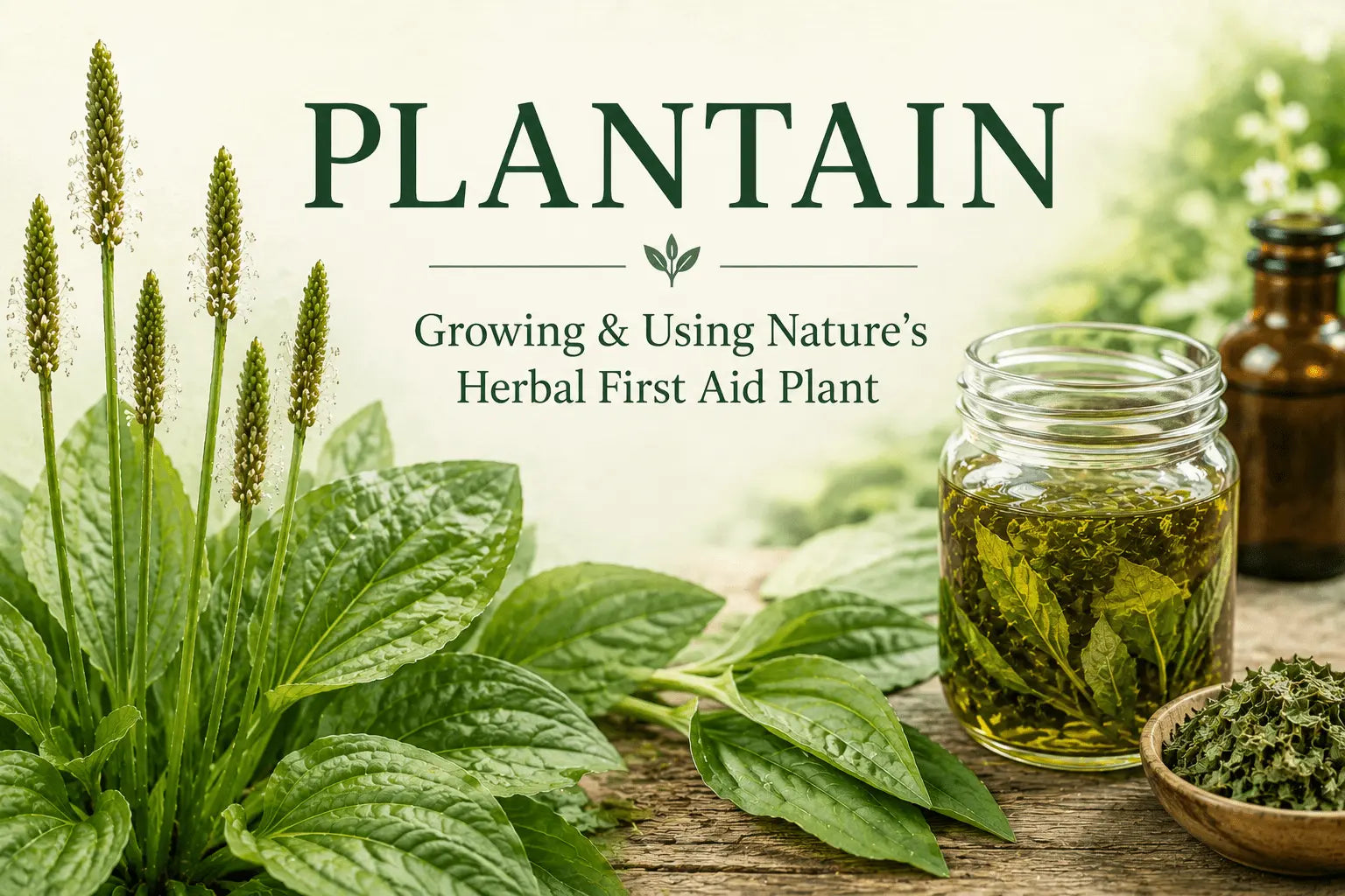 Why Every Healing Herb Garden Should Include Plantain - The Healing Herb Garden