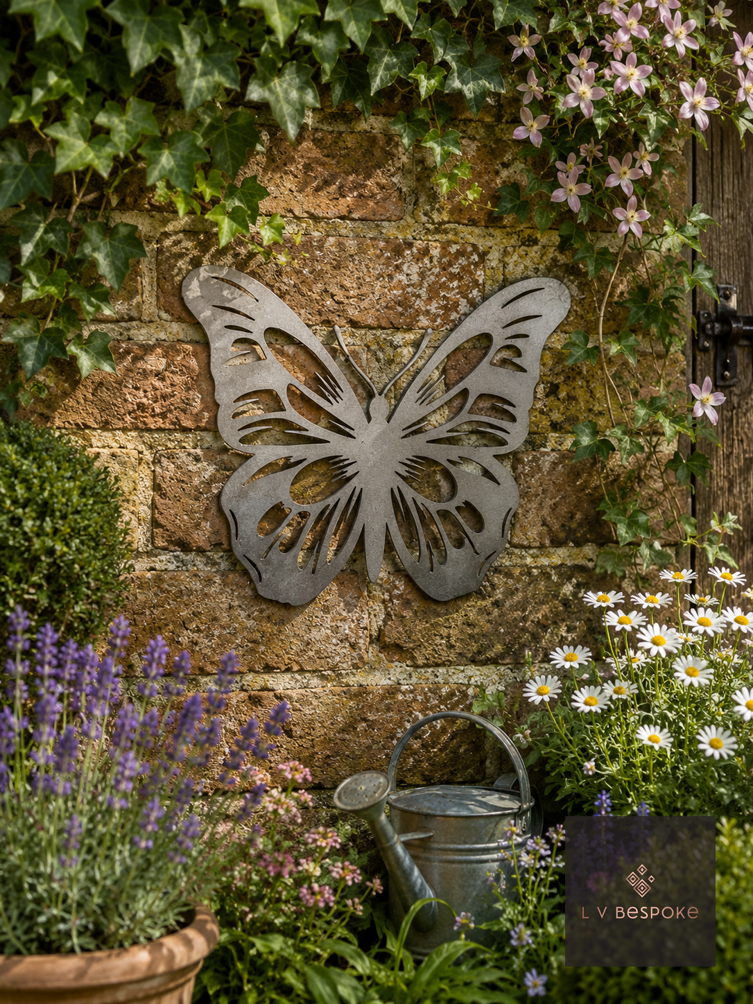 Butterfly and Bee Garden Wall Art