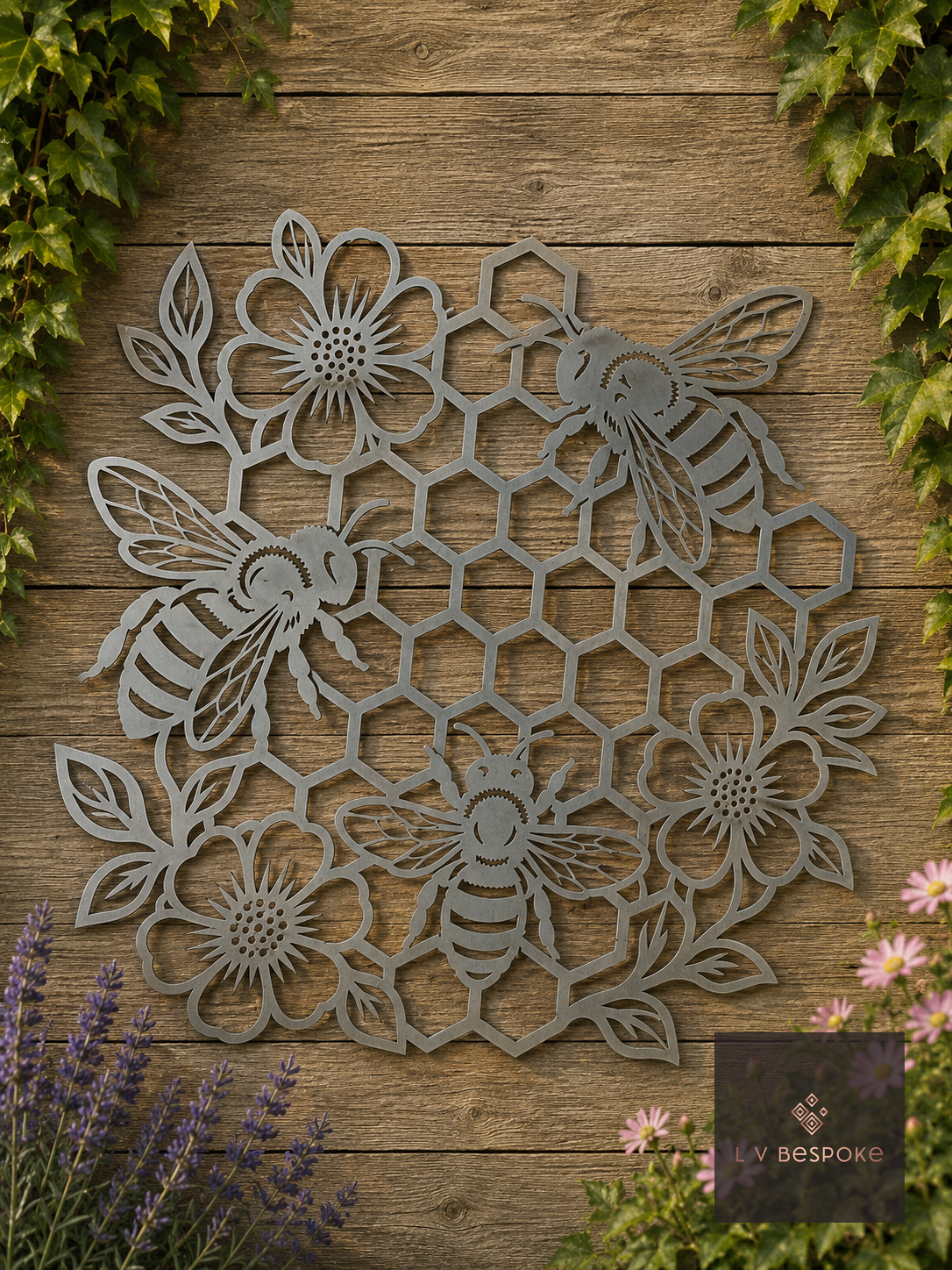 Butterfly and Bee Garden Wall Art