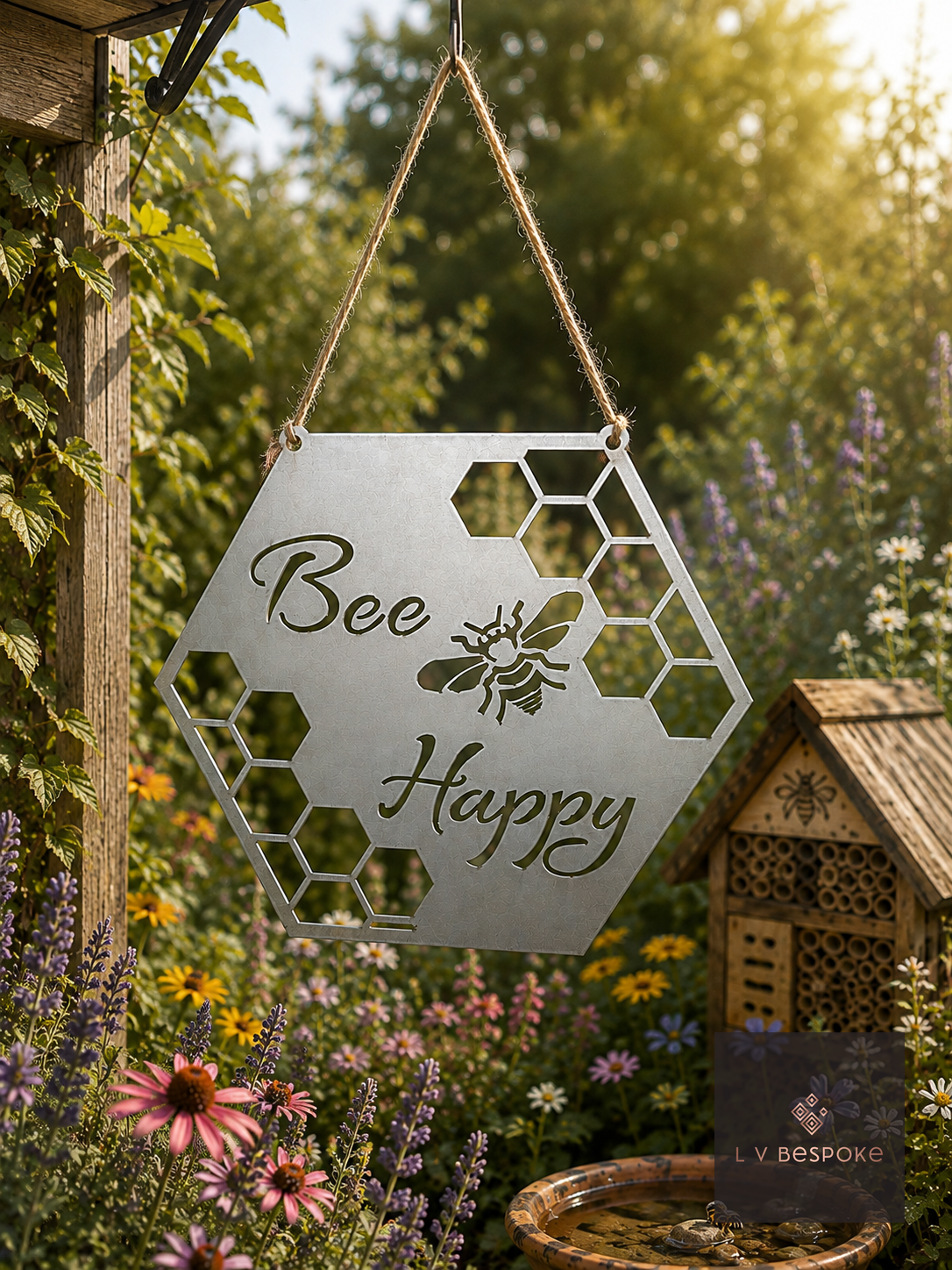 Butterfly and Bee Garden Wall Art