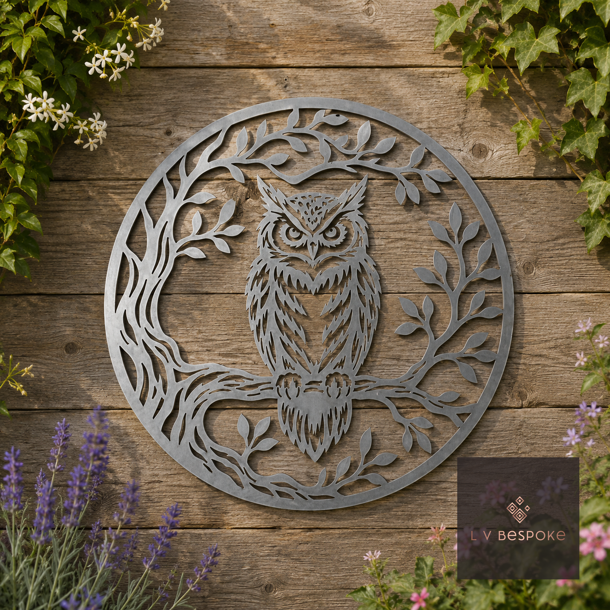 Bird and Owl Garden Wall Art