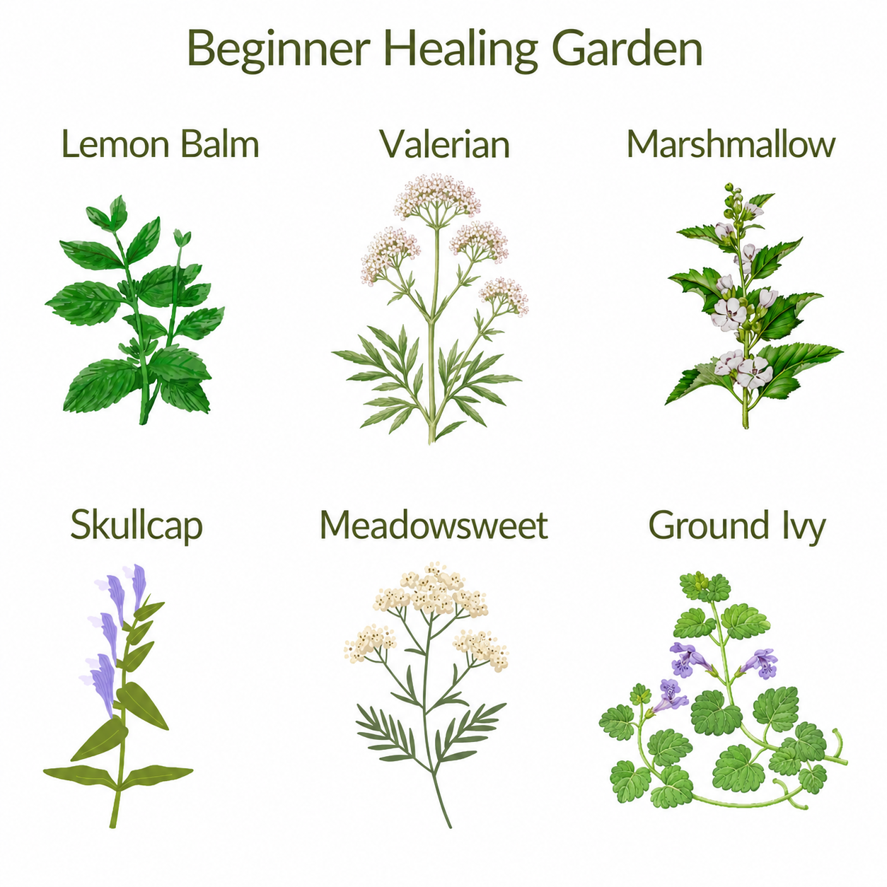 Beginner Healing Herb Garden Kit
