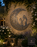 Cat and Dog Garden Wall Art
