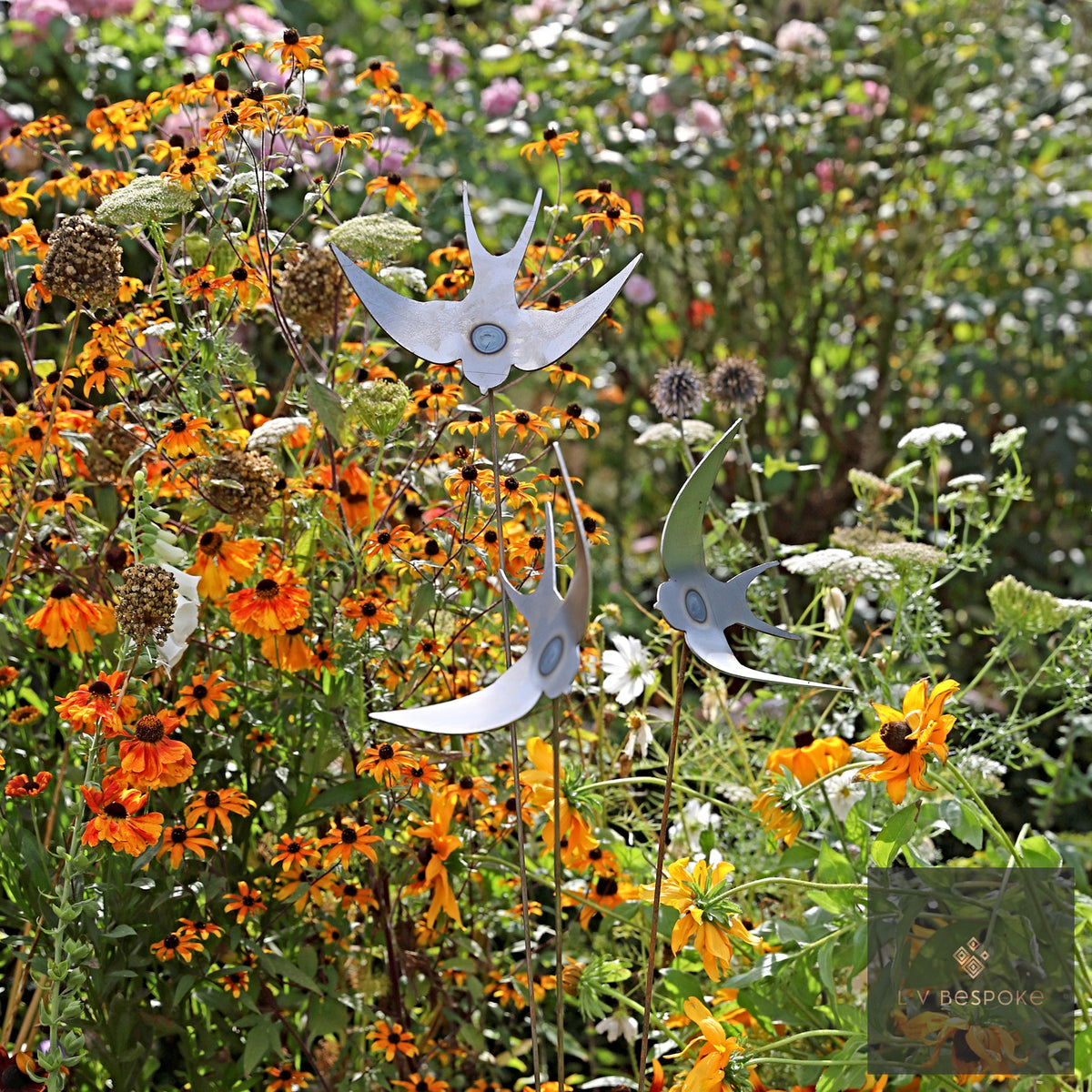 Swaying Birds / Insects Decorative Garden Stakes.