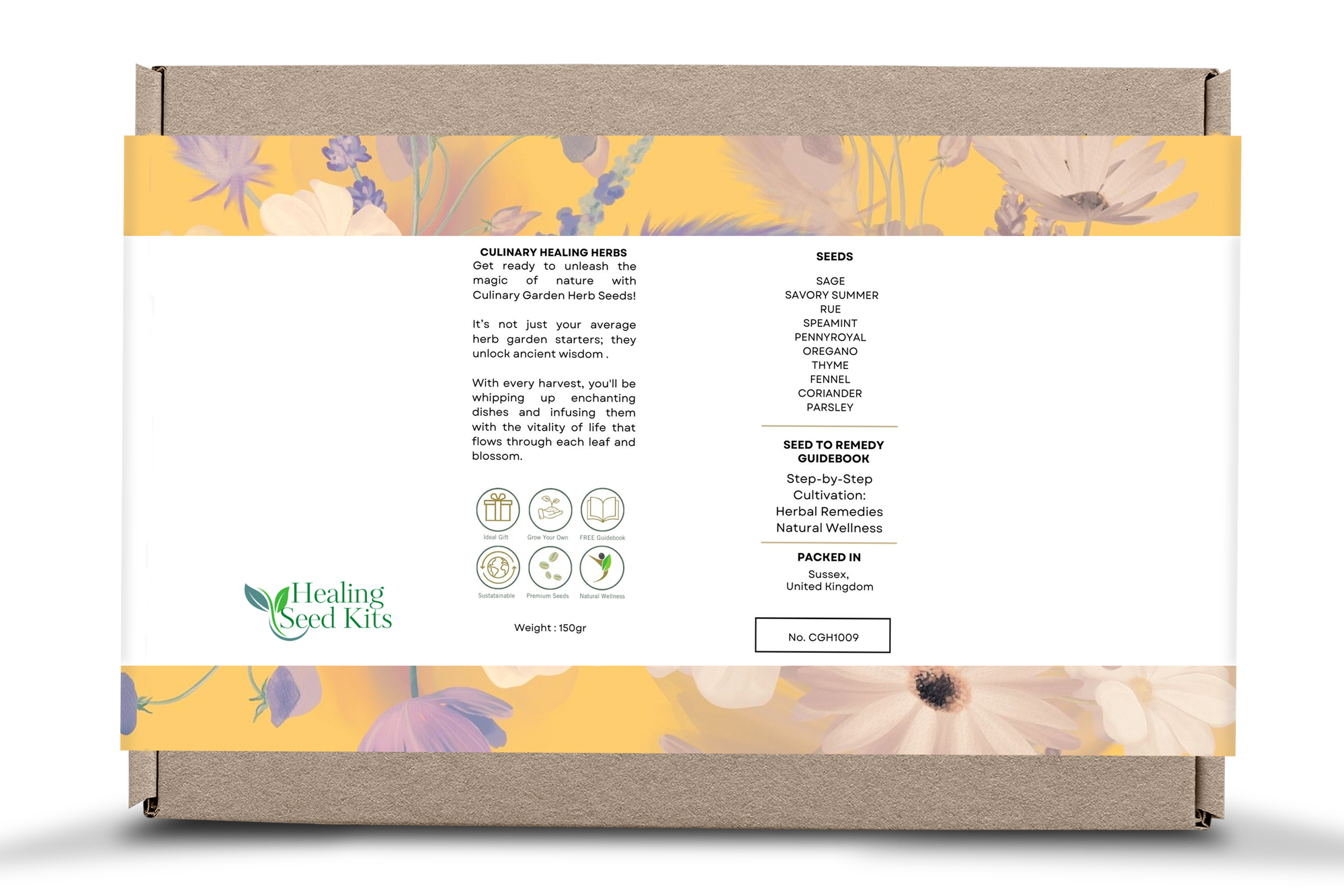Culinary Healing Garden Herbs Kit