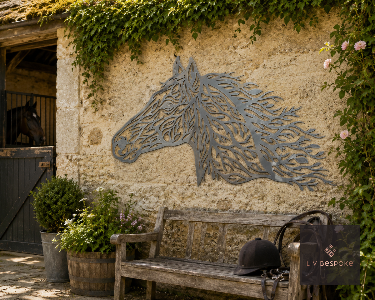 Deer and Horse Garden Wall Art