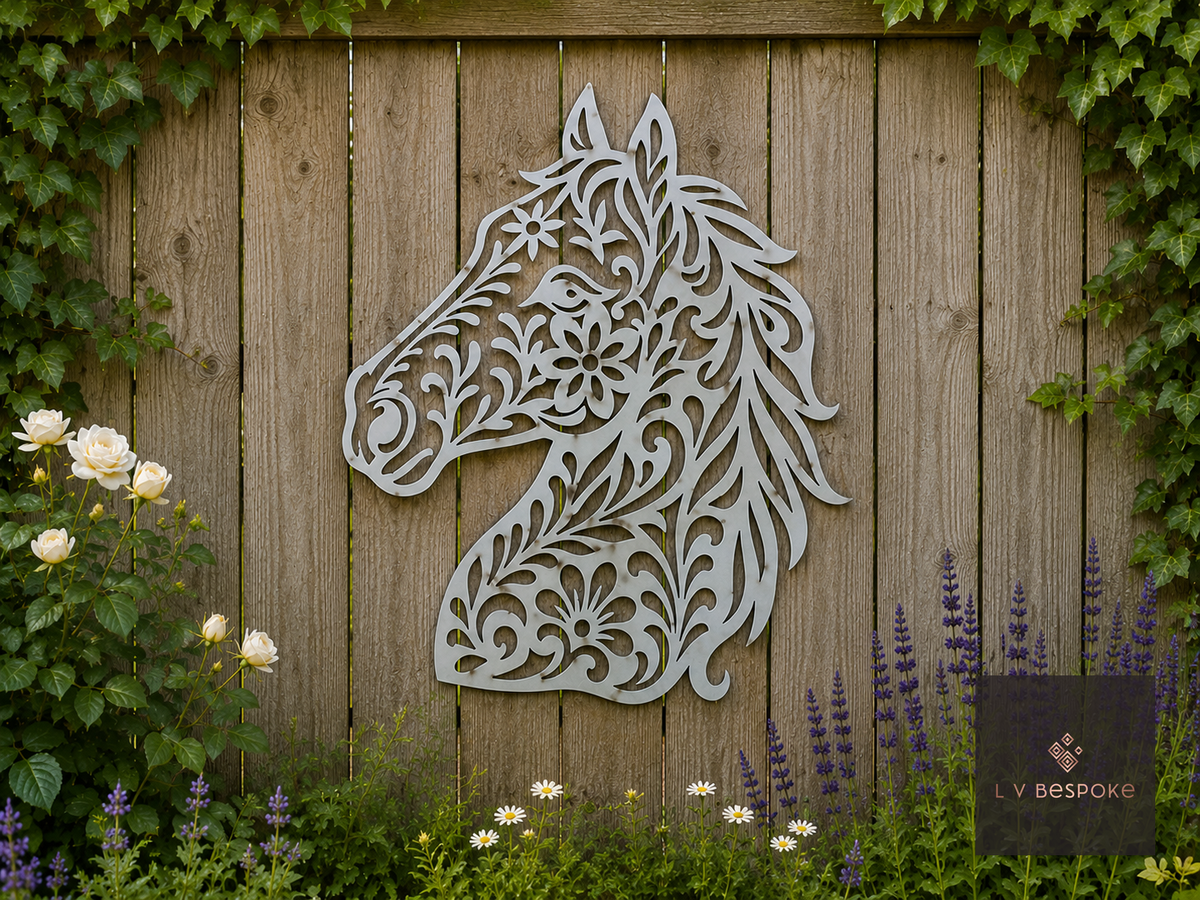 Deer and Horse Garden Wall Art