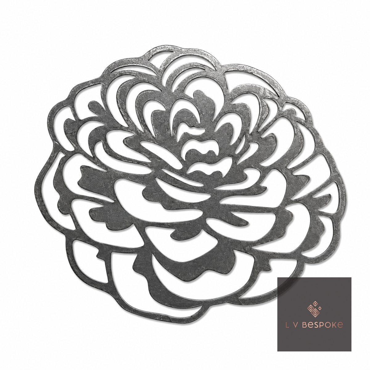 Short Floral Garden Stake