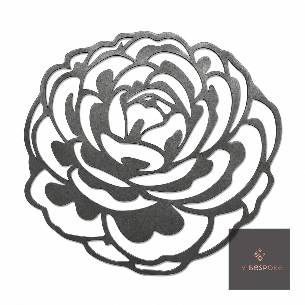 Short Floral Garden Stake