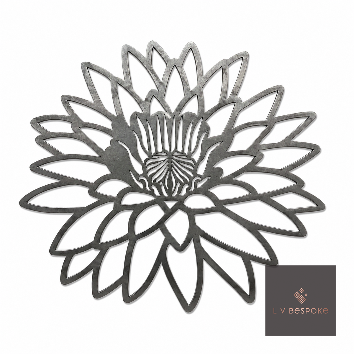 Short Floral Garden Stake