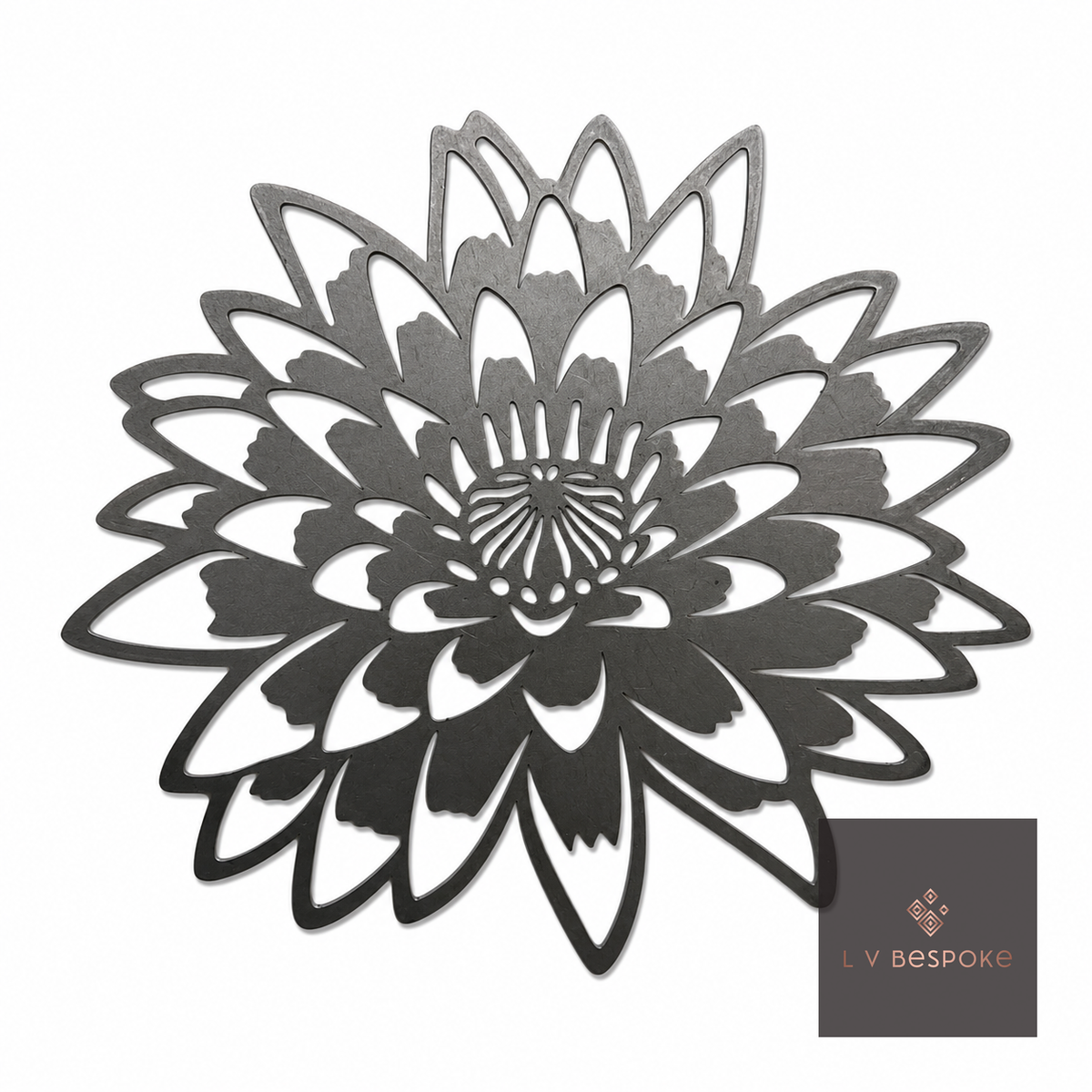 Short Floral Garden Stake