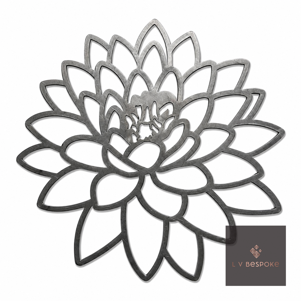 Short Floral Garden Stake