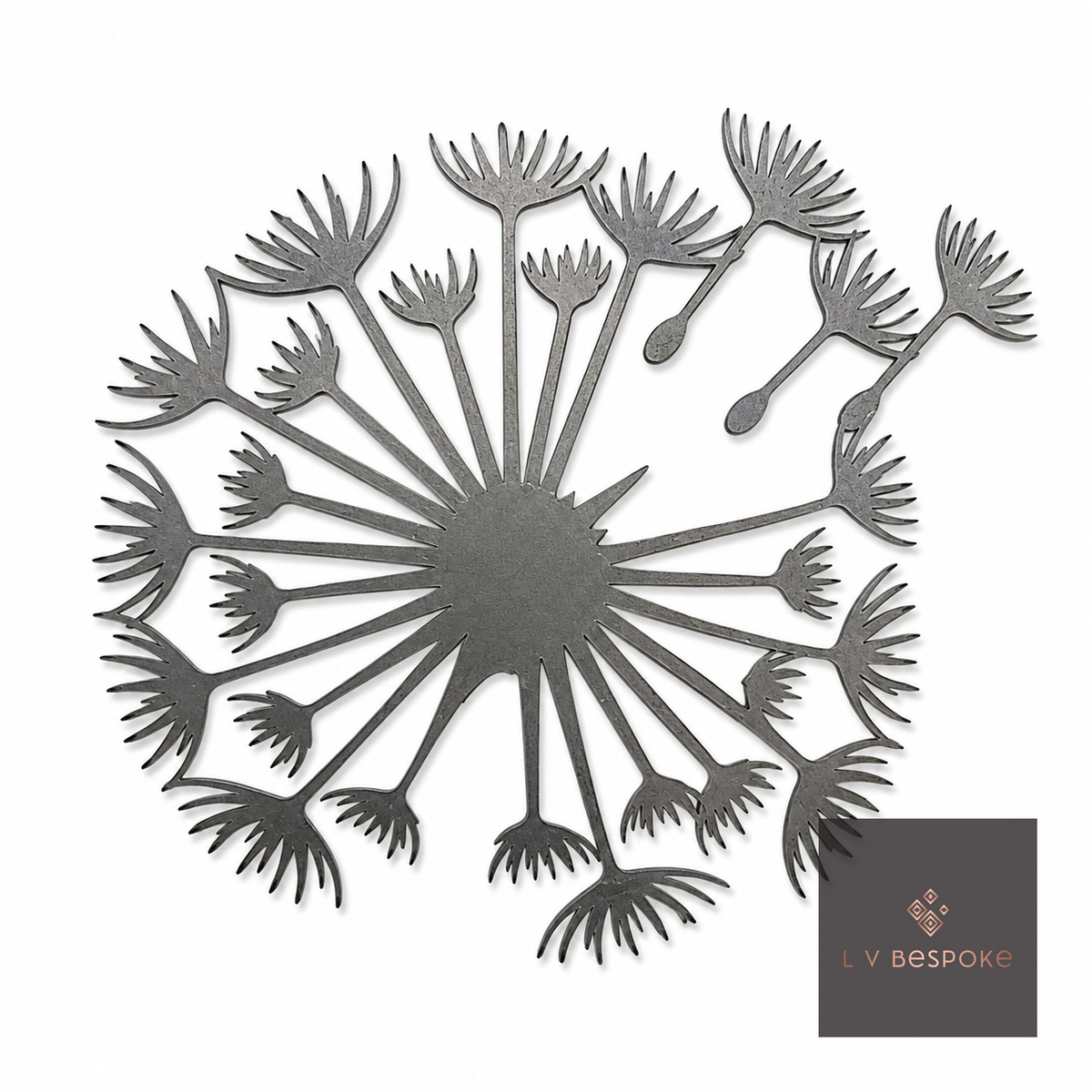 Tall Floral Garden Stake