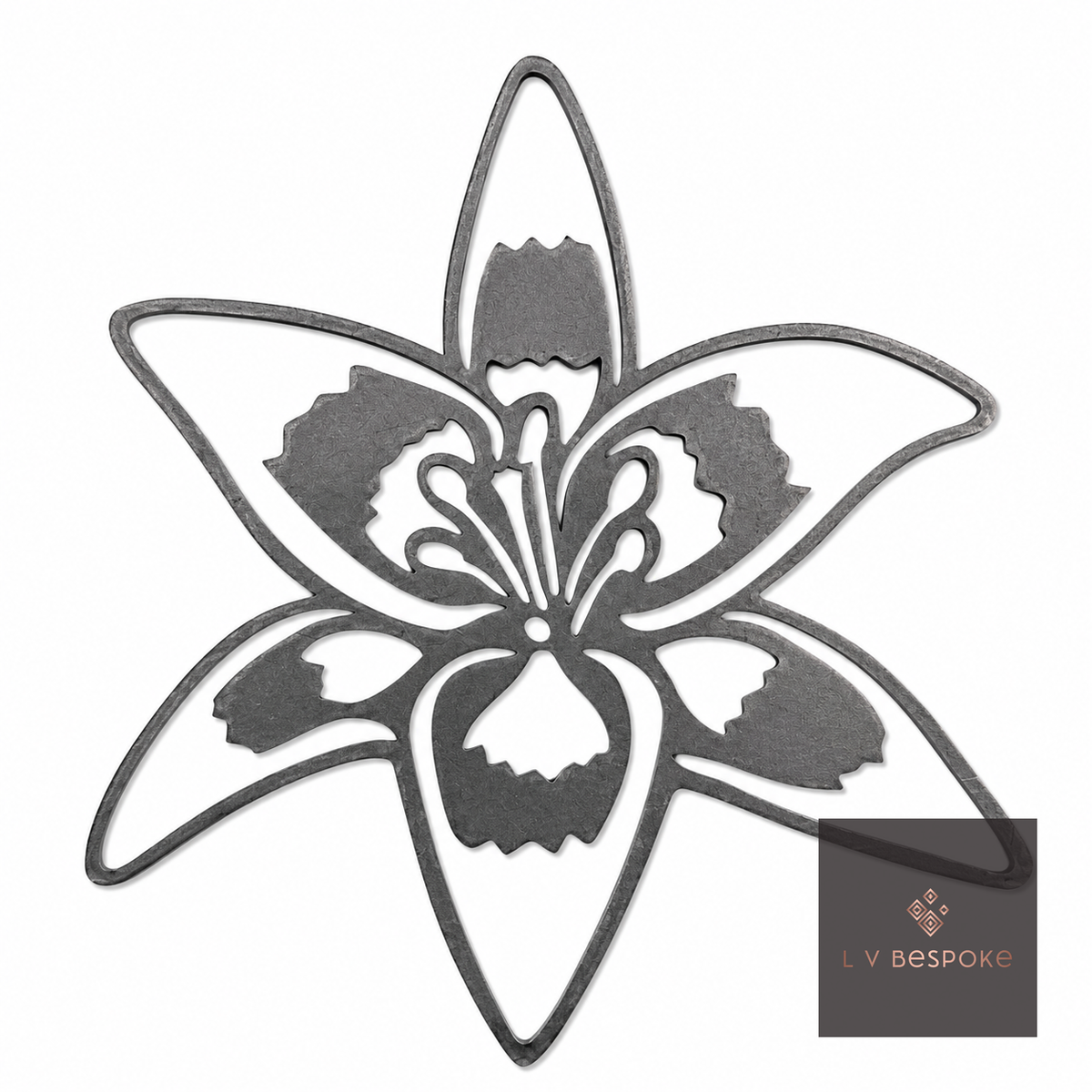 Short Floral Garden Stake