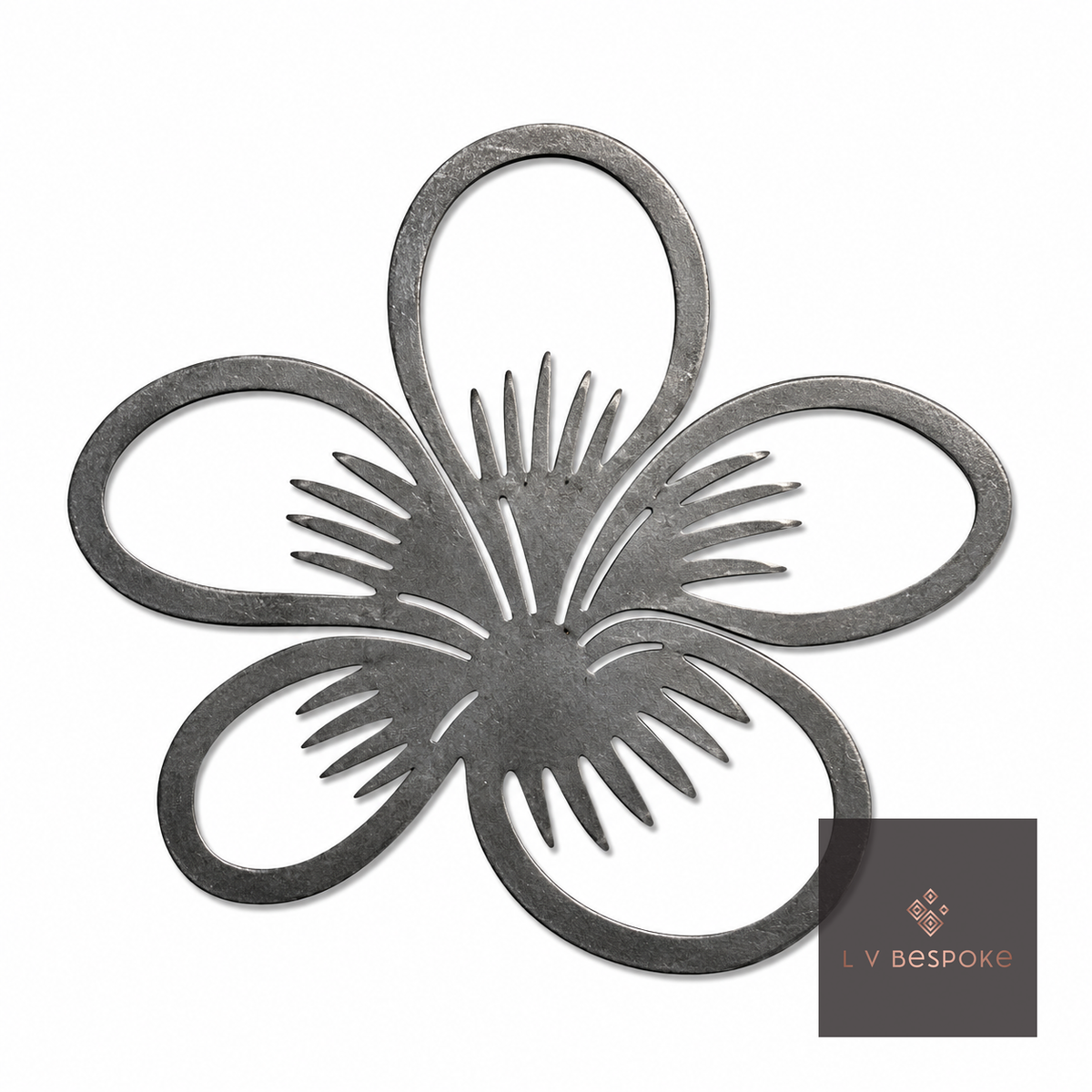 Short Floral Garden Stake