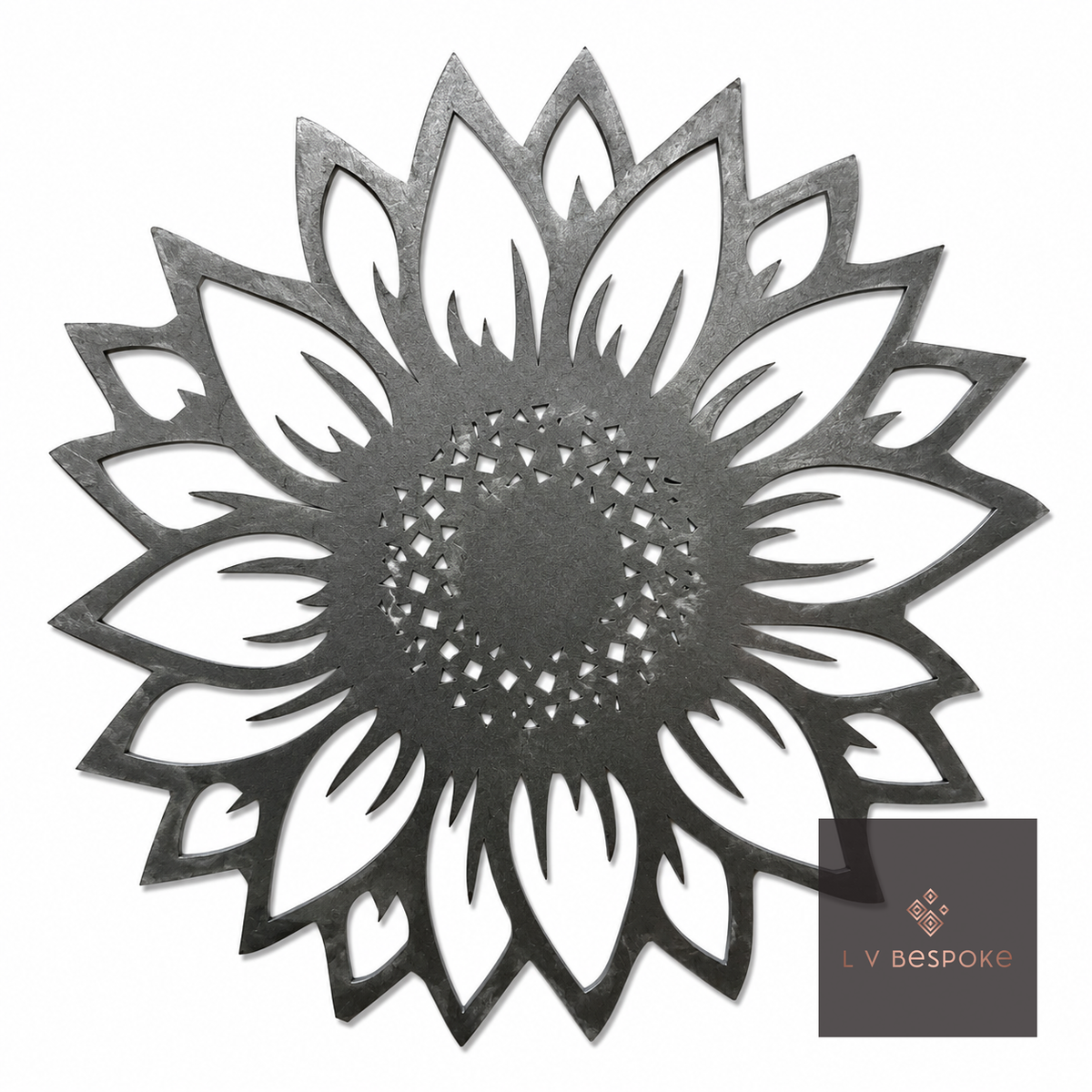 Tall Floral Garden Stake