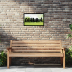 Silhouette Dogs Garden Mirror