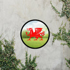 Welsh Dragon Garden Mirror