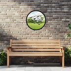 Flock of Birds Garden Mirror