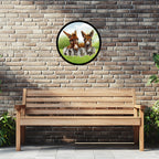 Donkey Garden Mirror