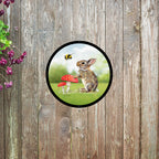 Bently and Bumble Garden Mirror
