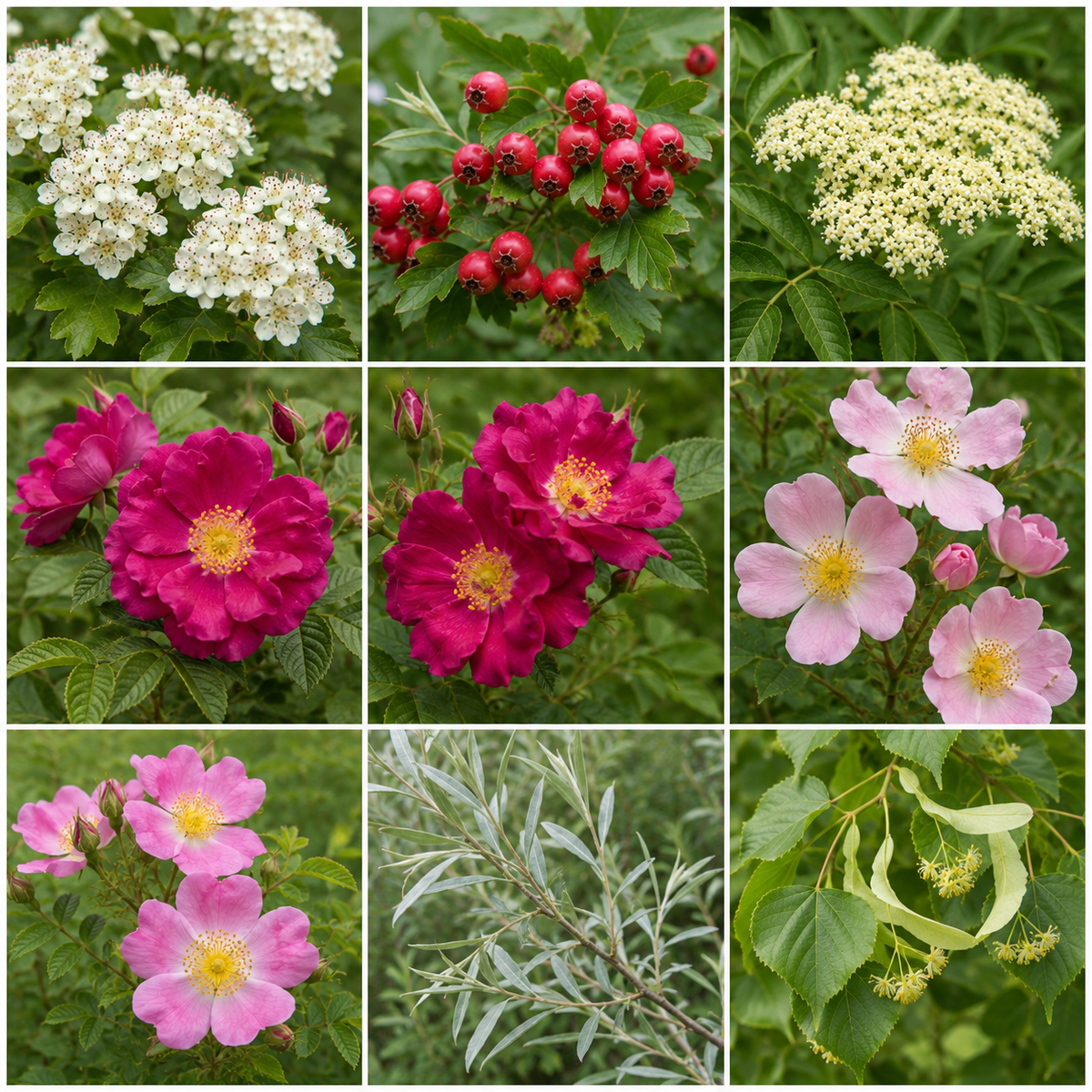 Flowering Hedging Plants – The Living Hedgerow, 9 Bare Root Plants
