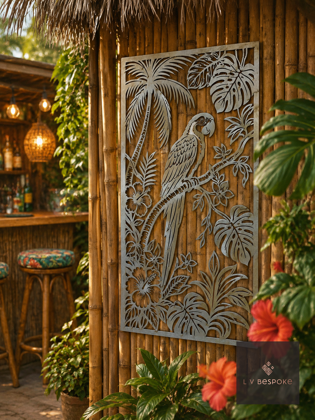 Garden Wall Art Panels and Sets of 3