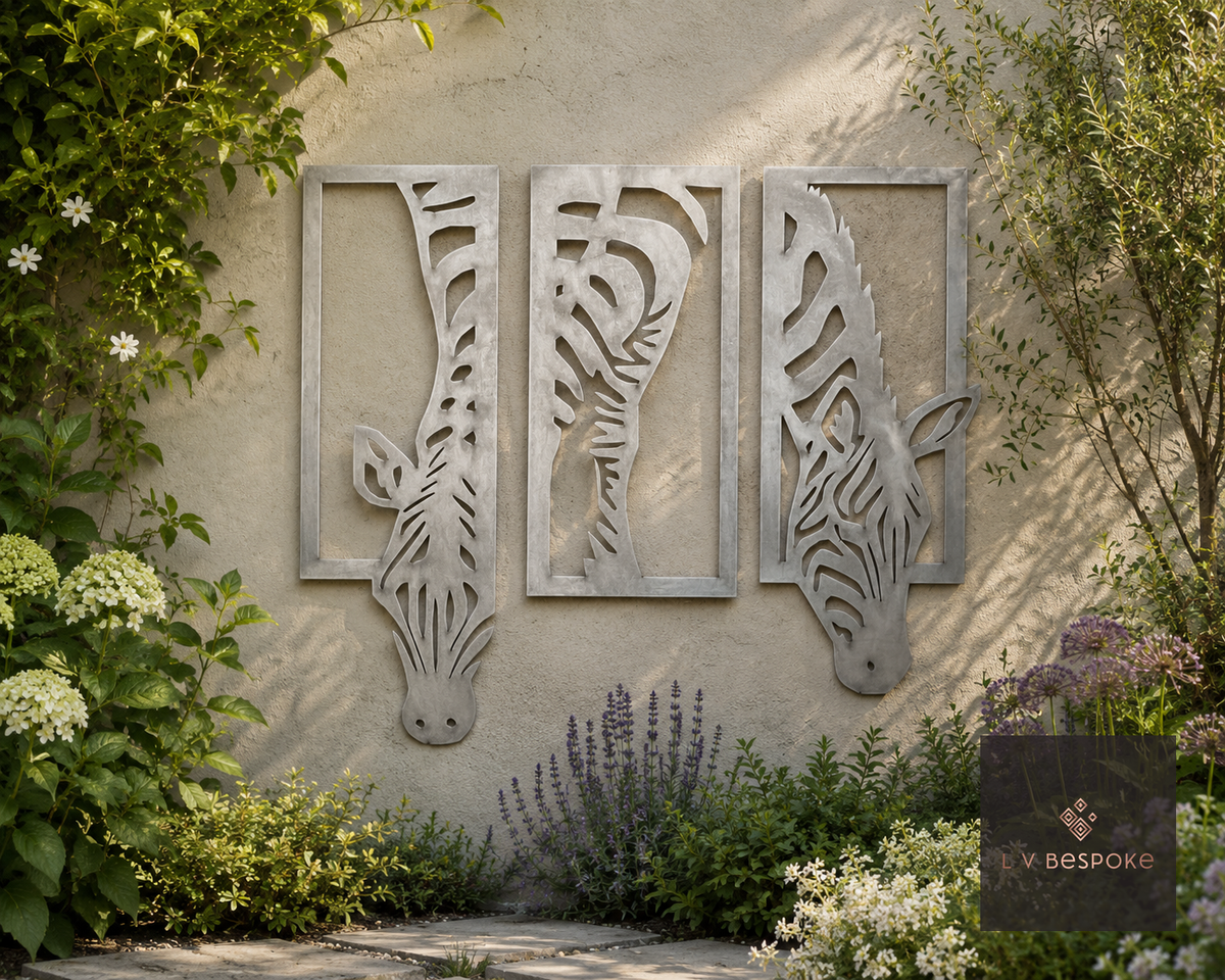 Garden Wall Art Panels and Sets of 3