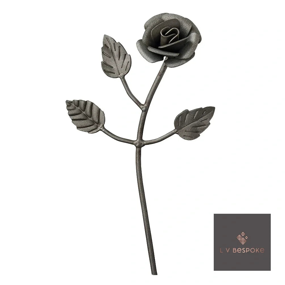Short Floral Garden Stake