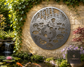 Pond and Wildlife Garden Wall Art