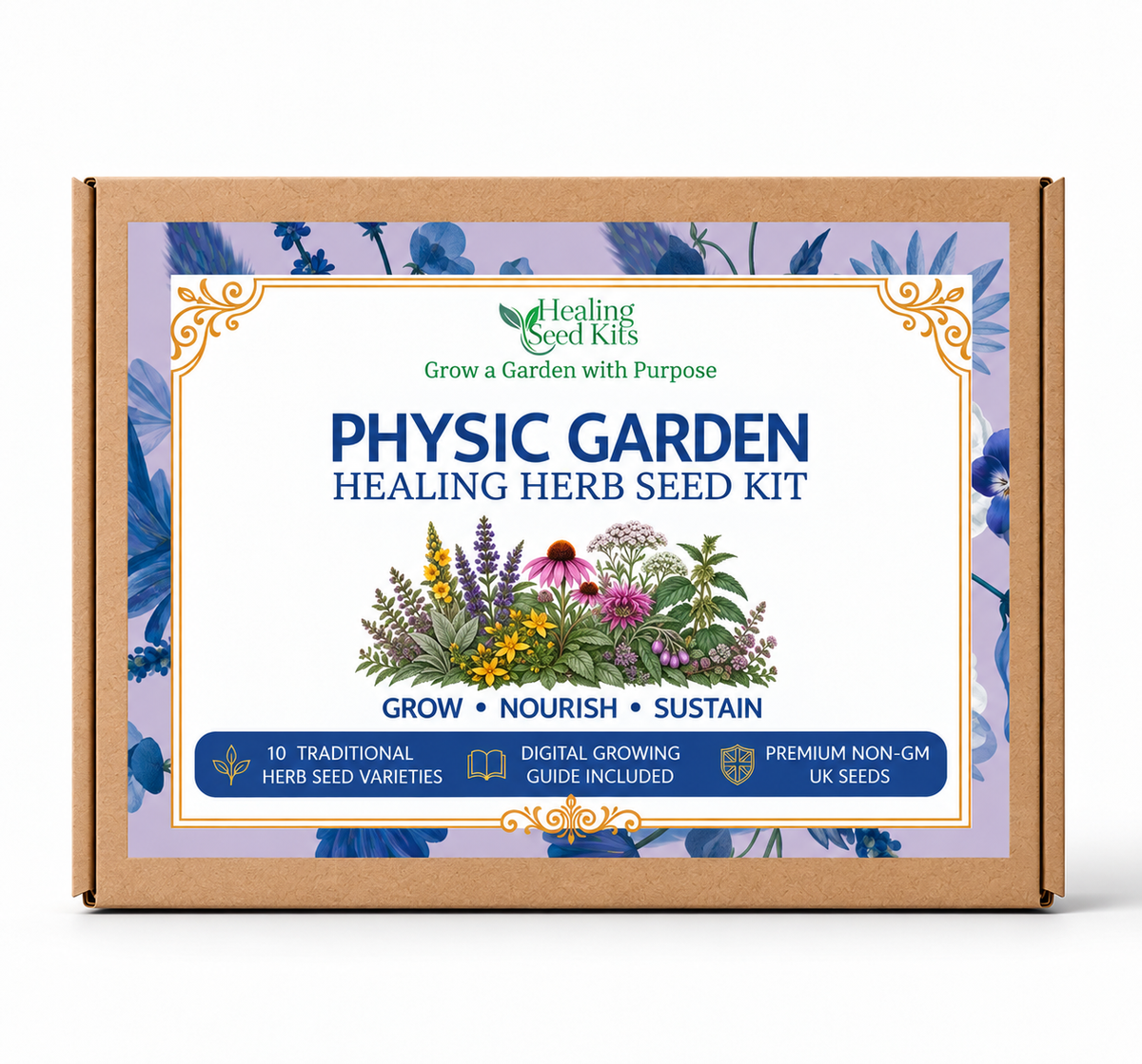 Physic Garden Healing Herb Seed Kit