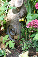 Snail Garden Ornament with Marble Eyes