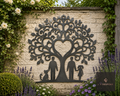 Tree of Life and Floral Garden Wall Art