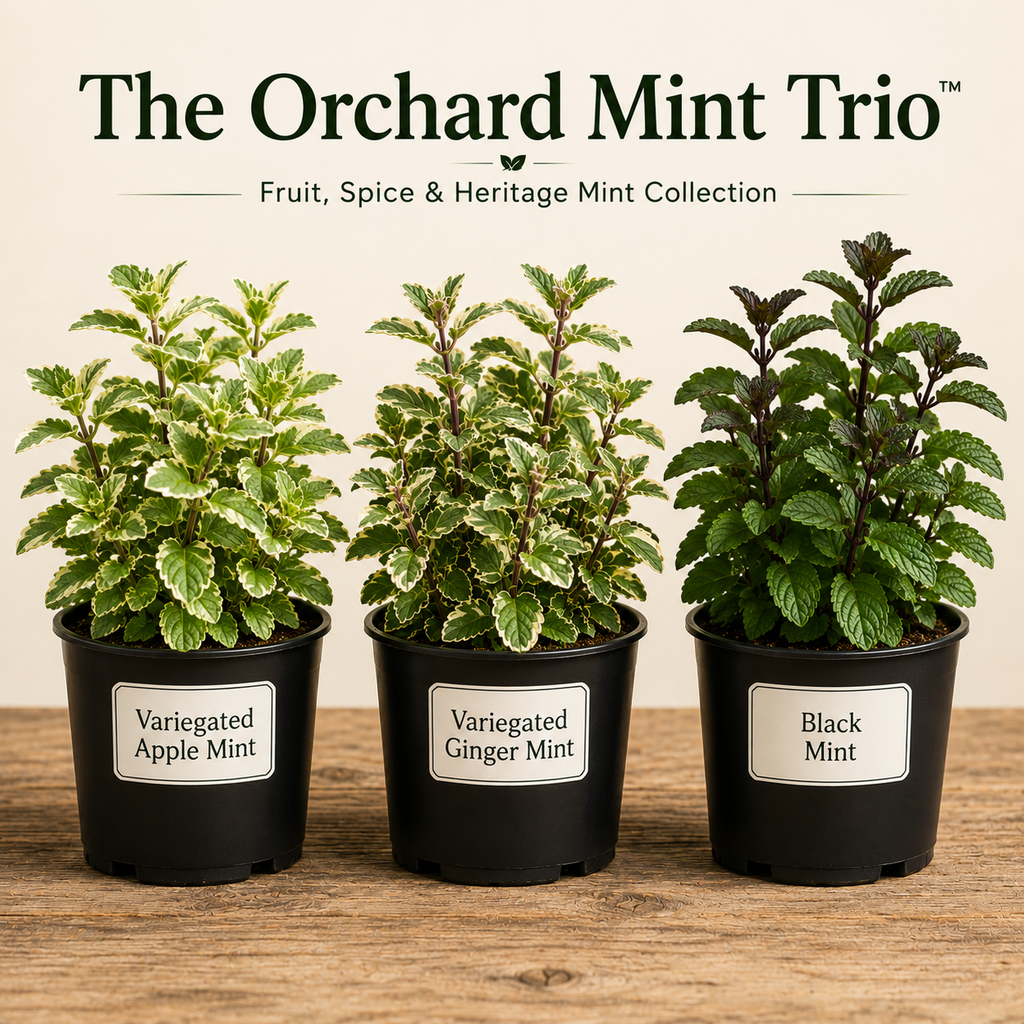 The Orchard Mint Trio™ - Fruit, Spice & Heritage Mint Collection