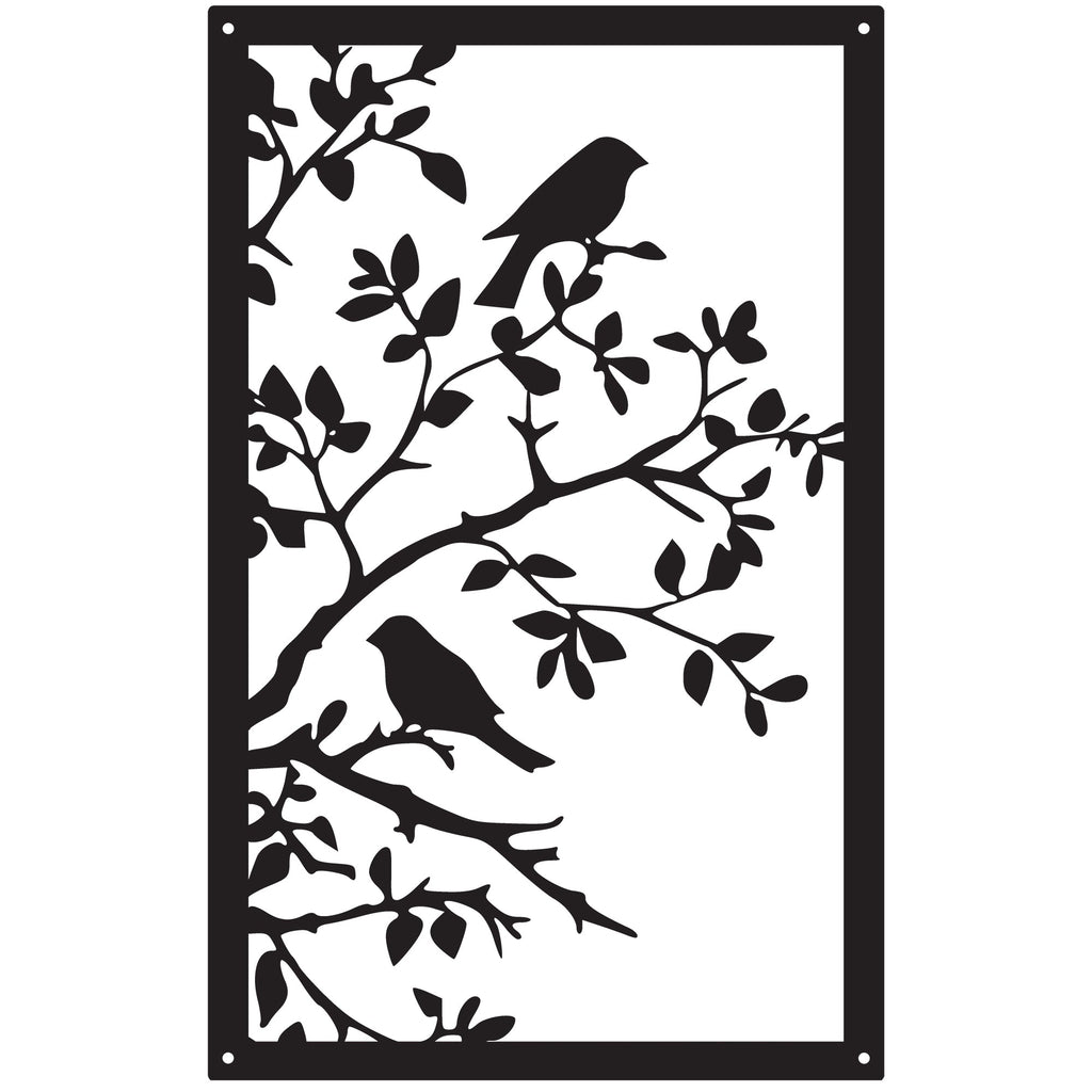Song Birds in the Tree, SunCatcher Acrylic Wall Art Design