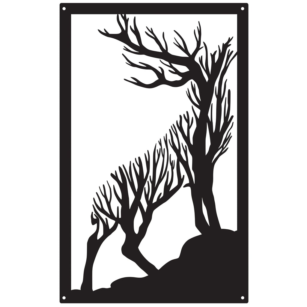 Roaring Stag Garden Mirror
