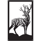 Highland Stag Garden Mirror