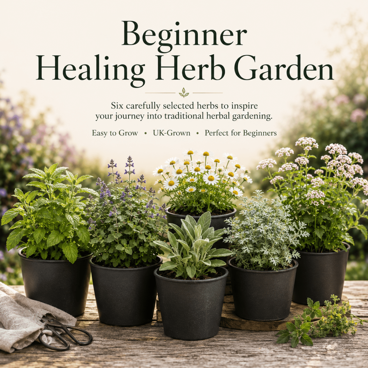 Beginner Healing Herb Garden Kit - The Healing Herb Garden