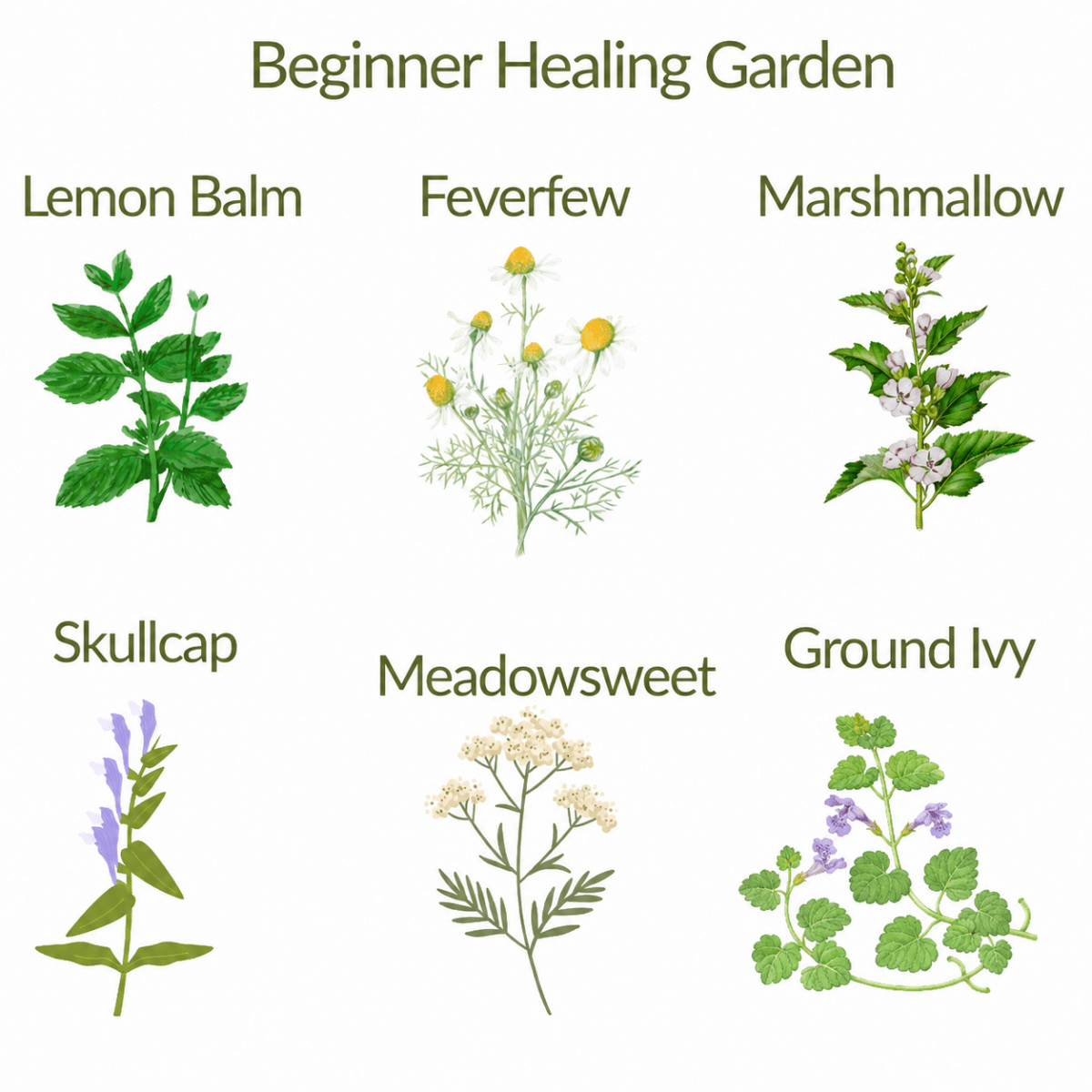 Beginner Healing Herb Garden Kit - The Healing Herb Garden