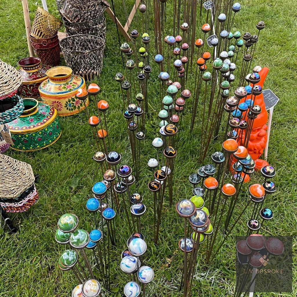 Marble Sun Catcher Garden Stake